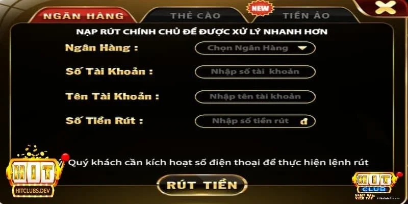 Khám phá tính năng rút tiền hiện đại tại cổng game 